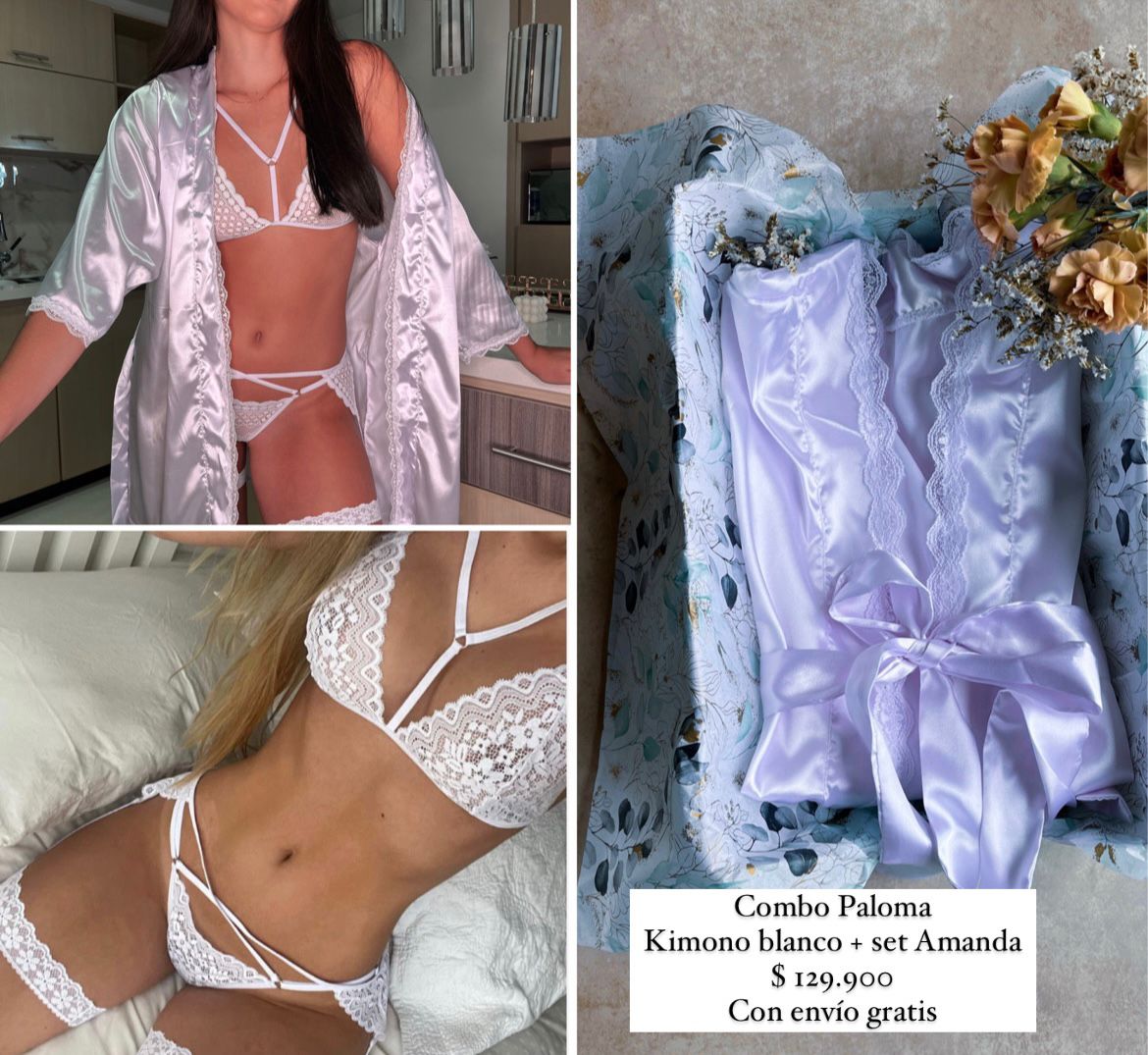 COMBO Paloma Kimono + Set Amanda